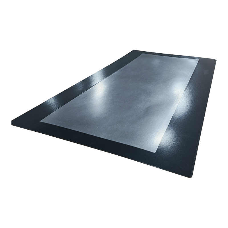 Placa bipolar de grafito flexible compuesta reforzada con fibra de carbono con bordes soldados